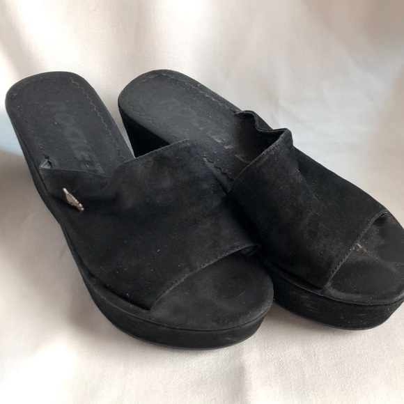 Rocket dog platform slip on wedges excelC Wom9 1/2 - Picture 2 of 5